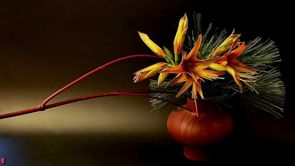 Școala Sogetsu ne invită în lumea ikebana | Festivalul Zăpezii, o călătorie pe calea florilor