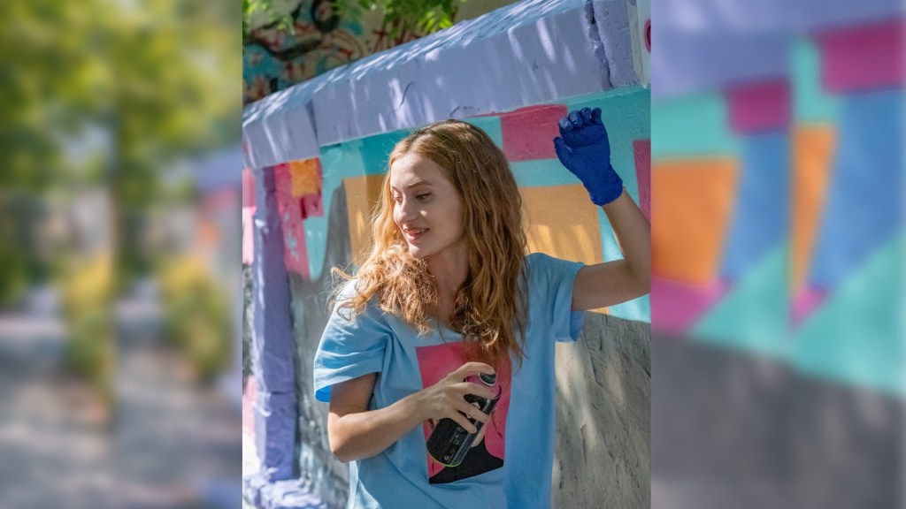 Ingrid-Odette Maschek: „Este important să existe o reprezentare și o voce a fetelor în street art” | Interviu despre cum se împarte între stradă și studio, misiunea Săfițicuminți Crew și cum o inspiră Kitty, pisica&nbsp;sa